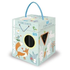 Sassi Junior - Livre et boîte à formes Les formes du matin - Dès 2 ans