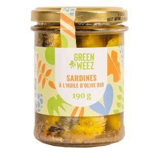 Greenweez - Sardines à l'huile d'olive bio 190g