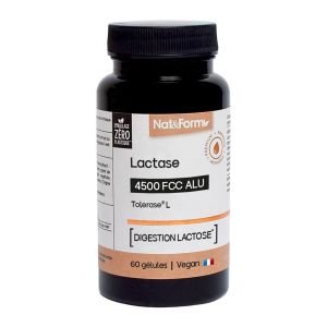 Nat & Form - Lactase 60 gélules