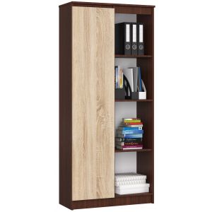 Akord - Étagère R80 Clp Wengé / Chêne Sonoma