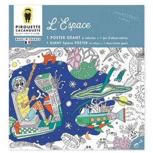 Pirouette Cacahouete - Pirouette cacahouète - Poster géant à colorier - L'Espace