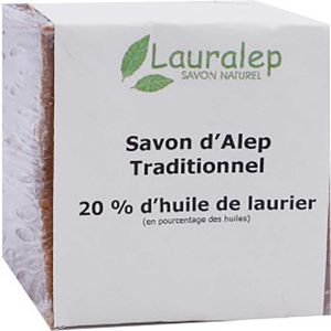 Lauralep - Savon d'Alep traditionnel 20% 180g