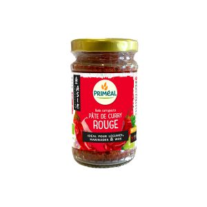 Priméal - Pâte de curry rouge 120g