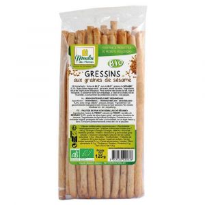 Moulin Des Moines - Gressins au sésame bio 125g