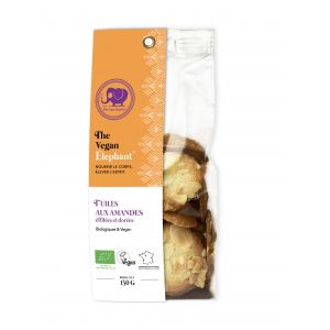 The Vegan Elephant - Tuiles aux amandes effilées et dorées