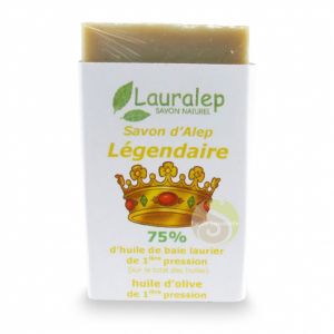 Lauralep - Savon d'Alep légendaire 75% 150g