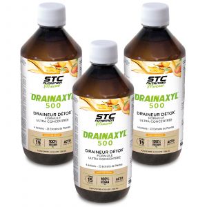 Stc Nutrition - DRAINAXYL® 500 Draineur détox - Thé Pêche - Cure 45j