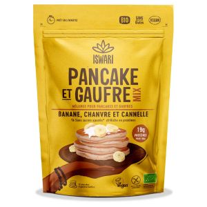 Iswari - Mélange instantané pancakes banane cannelle bio 300g
