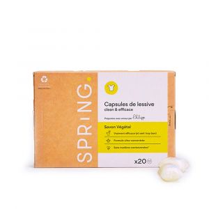Spring - Capsules de lessive savon végétal x20