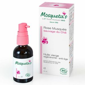 Mosqueta's - Huile vierge de Rose musquée Bio du Chili - Anti âge 30ml