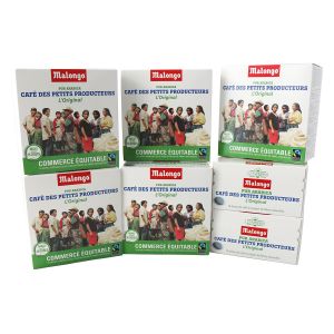 Malongo - Café en dosettes - Bio - Café des Petits Producteurs - 160 dose