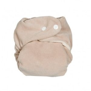 P'tits Dessous - Couche lavable So Bamboo, Taille Unique (3-16 kg) -Caillou-Blanc