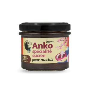 Autour Du Riz - Garniture pour mochis Anko haricots Azuki sucr&eacute;s bio 100g