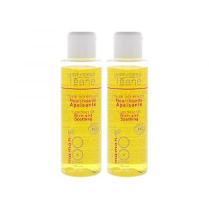 T&eacute;ane - Duo Huile g&eacute;n&eacute;reuse apaisante anti-vergetures 2X100 ml