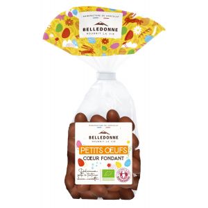 Belledonne - Petits oeufs chocolat noisette bio équitables 100g