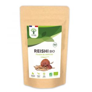 Bioptimal - Reishi bio en poudre - Conditionné en France - 100gr