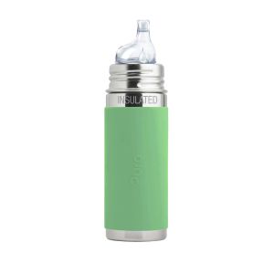 Pura - Biberon isotherme d'apprentissage en inox 260ml Vert