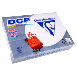Clairefontaine - Ramette 500 Feuilles Papier DCP 80g A4 Certifié FSC Blanc x 5