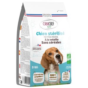 Canichef - Croquettes sans céréales chien stérilisé bio 5kg