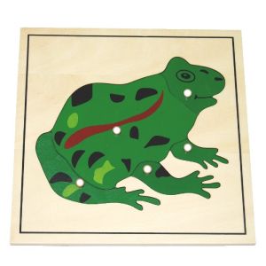 Ambiance Montessori - Puzzle de la grenouille