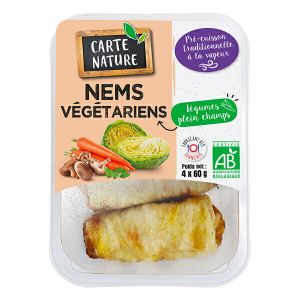 Carte Nature - Nems végétariens x4 280g