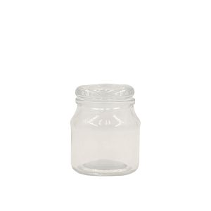 Latitude Nature - Verre bonbonni&egrave;re transparent couvercle 100 ml / bougie 110 g