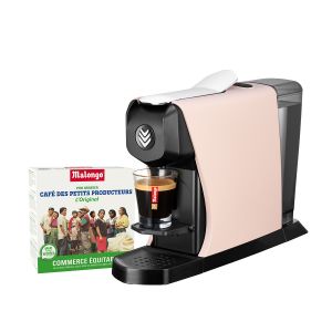 Malongo - Machine à café Expresso EOH rose