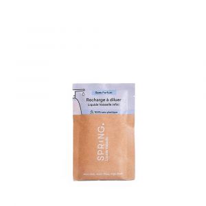 Spring - Recharge de liquide vaisselle sans parfum 400ml