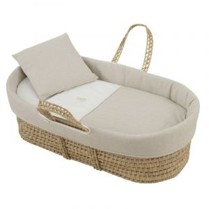 Cambrass - Couffin pour bébé Matelassé Lino Beige 39x80x25 cm