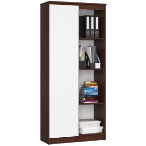 Akord - Étagère R80 Clp Wengé / Blanc
