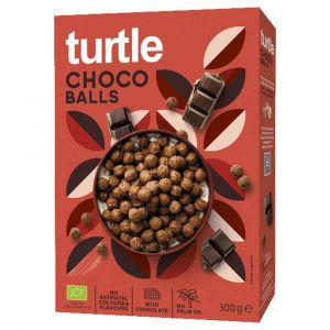 Turtle - Boules de céréales croustillantes au chocolat 300g