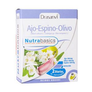 Drasanvi - Nutrabasics ail-aub&eacute;pine-olive 60 capsules de 700mg