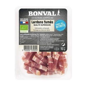 Bonval - Lardons fumés sans sel nitrité 150g
