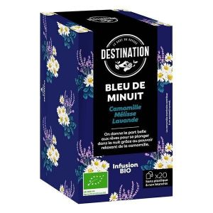 Destination - Infusion camomille, m&eacute;lisse et lavande bio x20