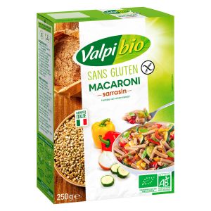 Valpibio - P&acirc;tes macaroni sarrasin bio 250g