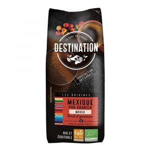 Destination - Caf&eacute; mexique pur arabica moulu 500g Bio