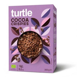 Turtle - Céréales de riz croustillantes au cacao bio 300g
