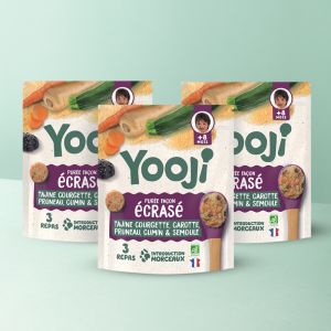 Yooji - x3 : Écrasé Tajine BIO - Dès 8M - 9 repas