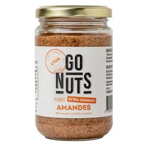 Go Nuts - Purée d'amandes extra crunchy bio 270g