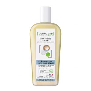 Dermaclay - Shampoing réequilibrant aux probiotiques 400ml