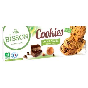Bisson - Cookies chocolat noisette bio 175g