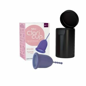 Claripharm - Cup menstruelle T0 Claricup Antimicrobienne+Box de désinfection