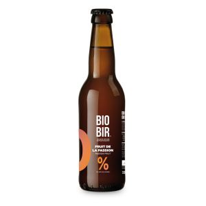 Biobir - Bière blonde fruit de la passion sans alcool bio 33cl