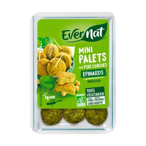 Evernat - Mini palets épinards bio 150g