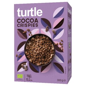 Turtle - C&eacute;r&eacute;ales de riz croustilllant au cacao bio 300g