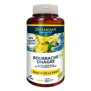 Dietaroma - Huile de Bourrache et Onagre 180 gélules