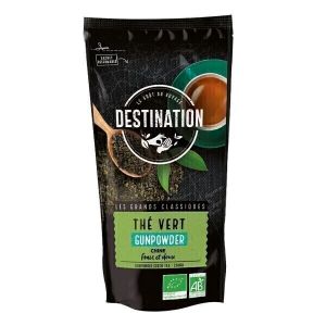 Destination - Th&eacute; vert Gunpowder de Chine bio 100g