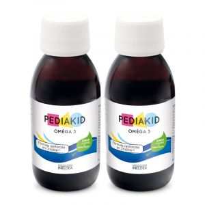 Pediakid - Om&eacute;ga 3 Riche - Concentration & M&eacute;moire - 2 Sirops de 125ml