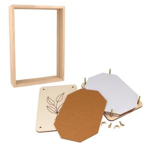 Artemio - Herbier + cadre en bois 22 cm