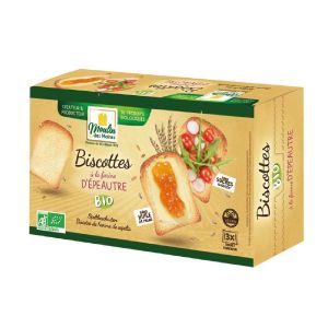 Moulin Des Moines - Biscottes d'épeautre bio 400g